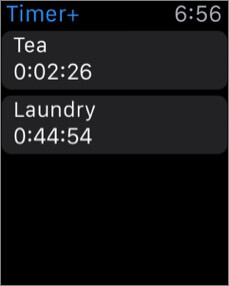 timer apple watch alarm app screenshot