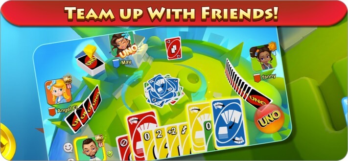 UNO iPhone and iPad Card Game Screenshot