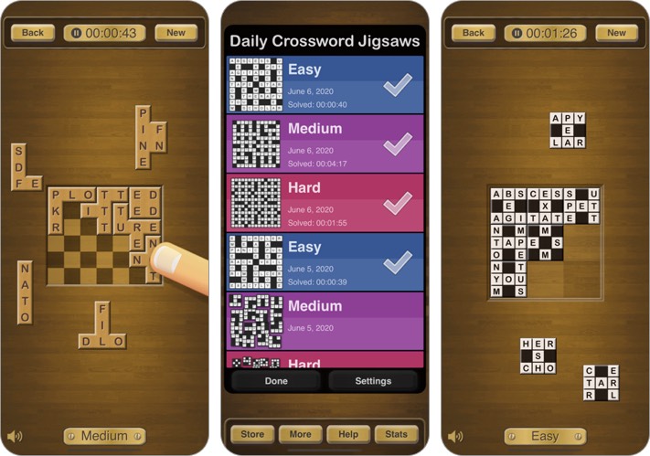 word jigsaw iphone and ipad scrabble app screenshot