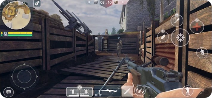 World war 2 battle combat free iphone game screenshot