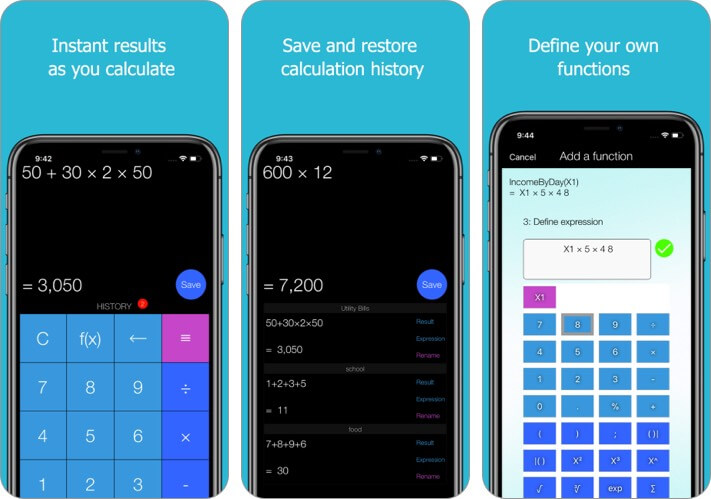 Xmart Calculator Pro iPhone and iPad App Screenshot