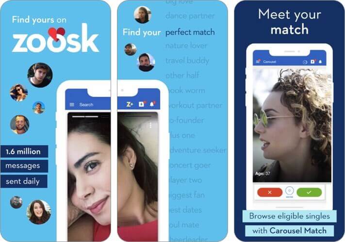 zoosk iphone dating app screenshot