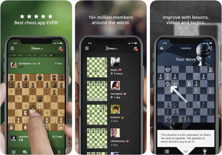 ‎Chess iPhone and iPad Board Game Screenshot