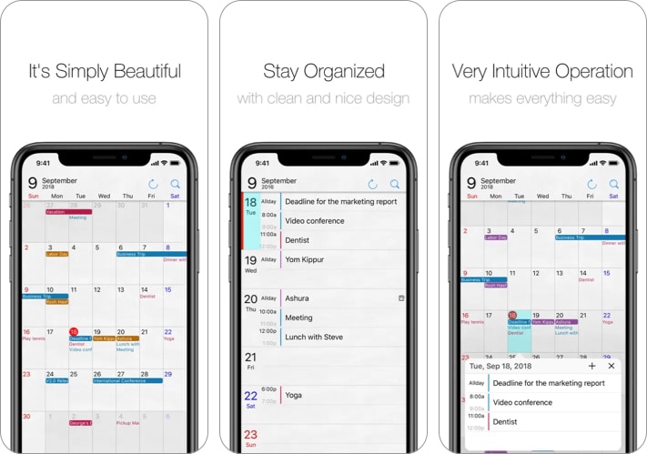 Calendar op 2 calendar app for iPhone