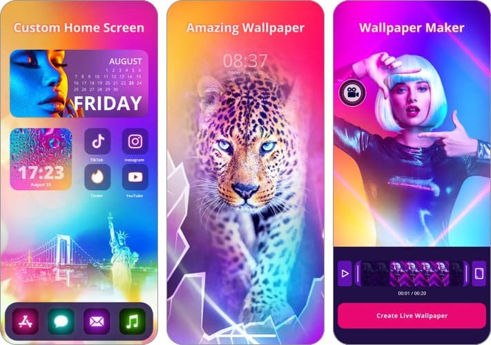 Cool Live Wallpapers Maker app for iPhone