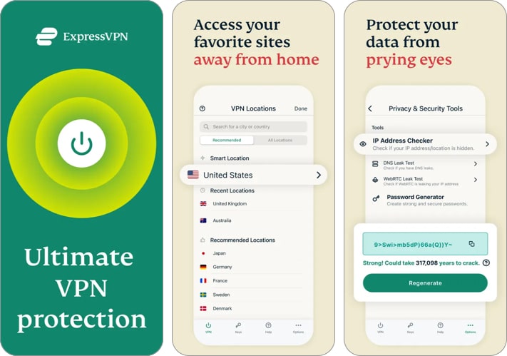 ExpressVPN trusted VPN for iPhone and iPad