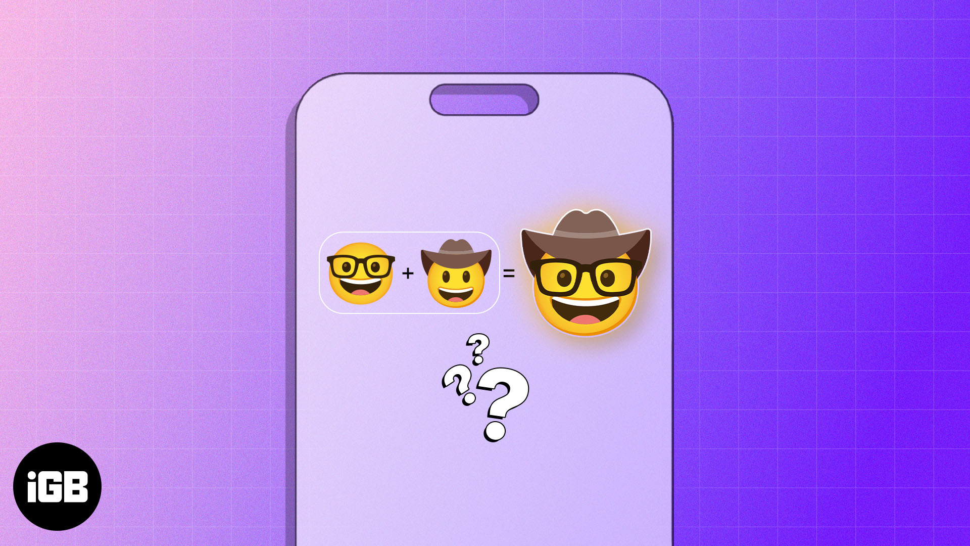 How to combine emojis on iPhone