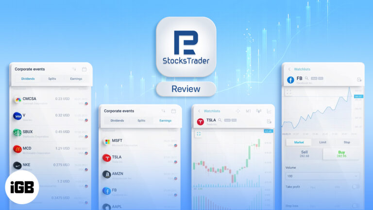 StocksTrader app for iPhone: Pocket-friendly investment guide