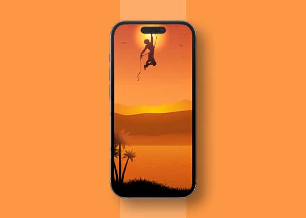 Summer Sunset HD Dynamic Island Wallpaper for iPhone
