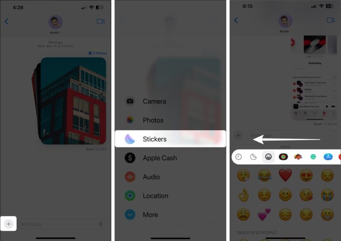 How to send iMessage sticker pack as gift on iPhone and iPad - iGeeksBlog