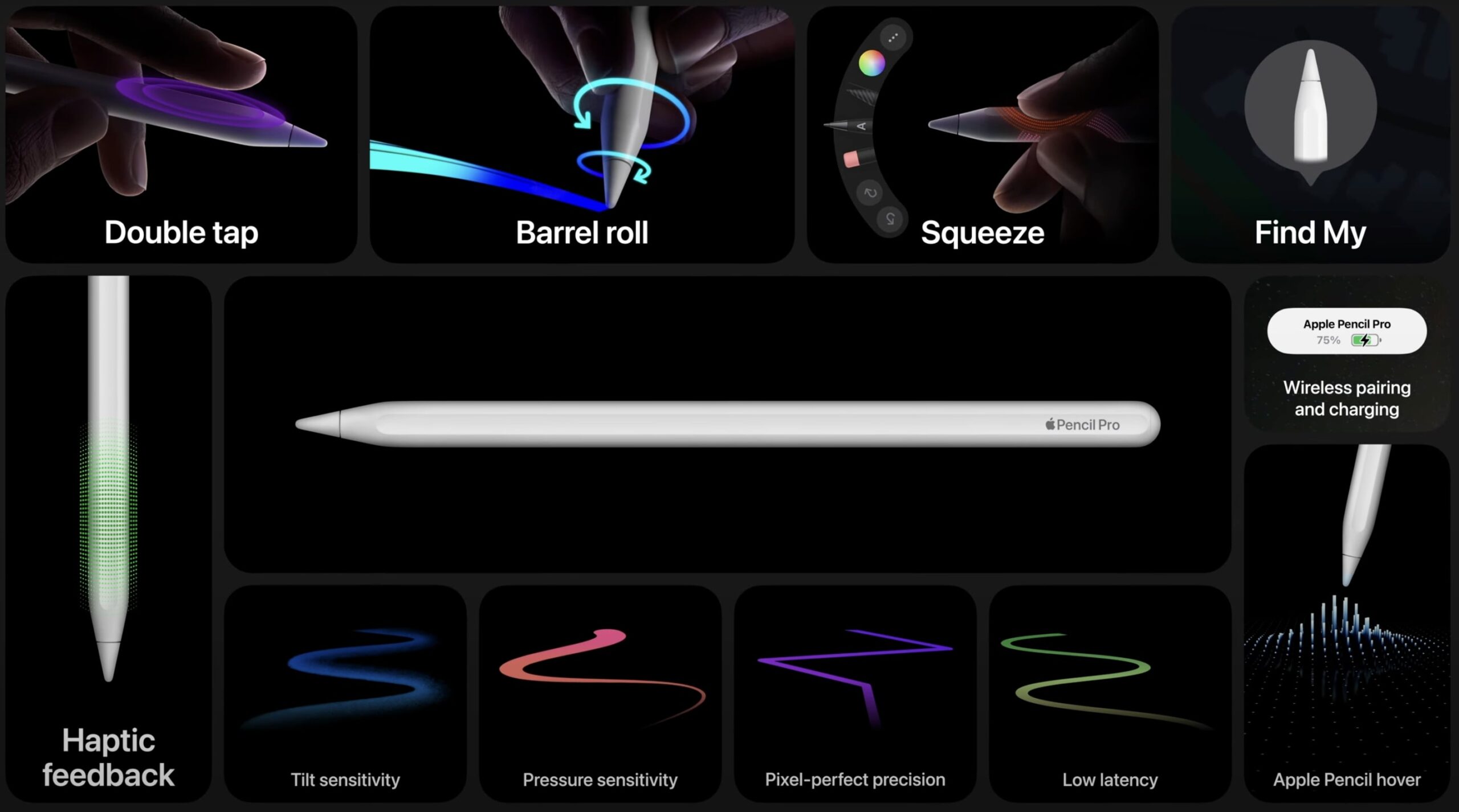 Apple Pencil Pro Features