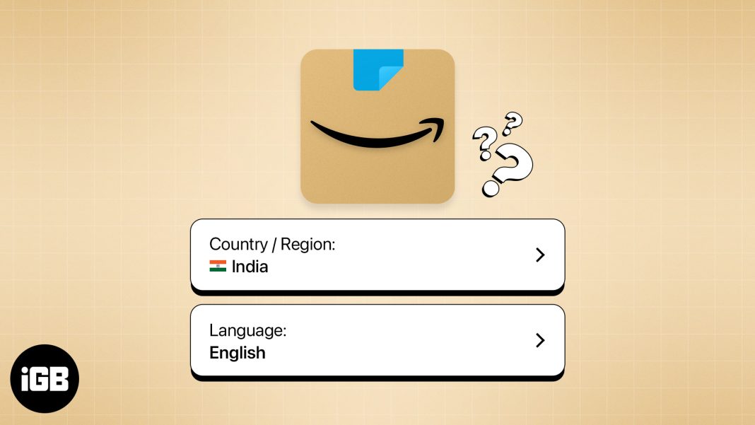 How to change country in Amazon app on iPhone and iPad - 48