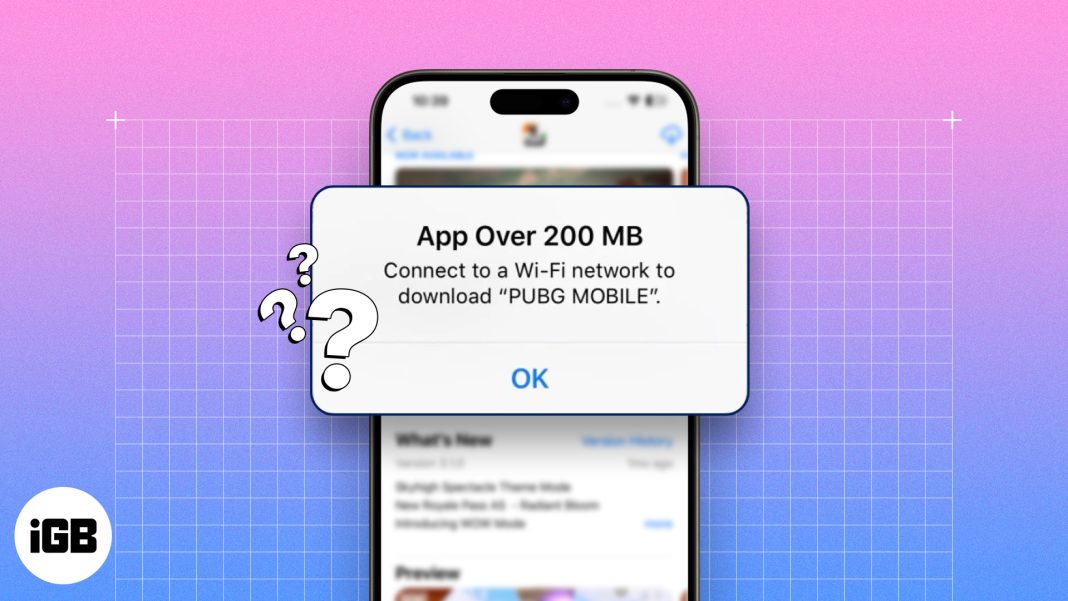 How to download apps larger than 200MB over cellular data on iPhone and iPad - 11