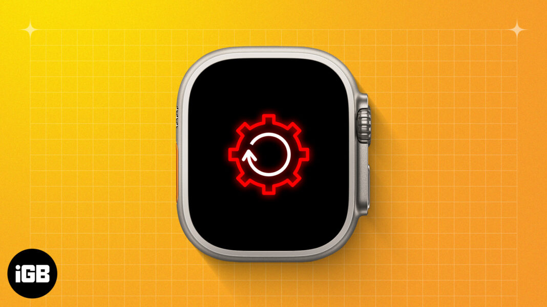 How to factory reset apple watch