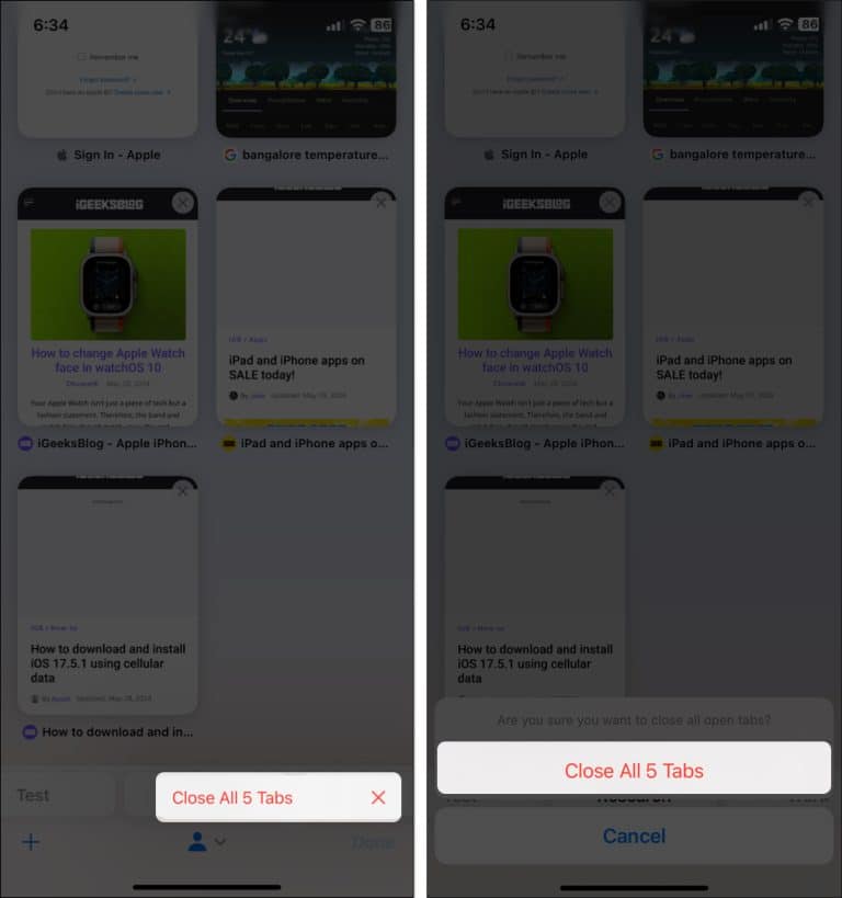 How to close all your Safari tabs on iPhone and iPad at once