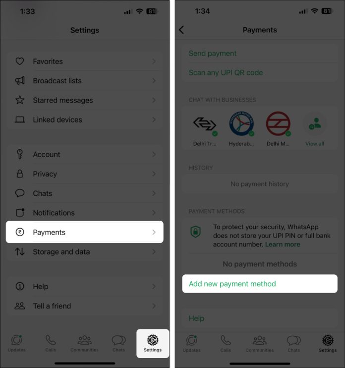 How to Set-up and Use WhatsApp Payments on iPhone – iGeeksBlog