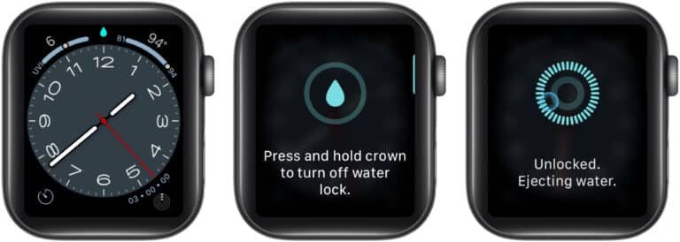 Fixed: Apple Watch won't swipe up or down