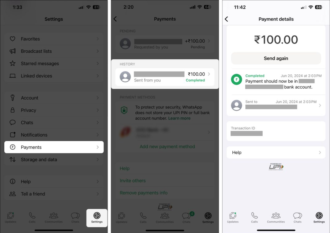How to Set-up and Use WhatsApp Payments on iPhone – iGeeksBlog