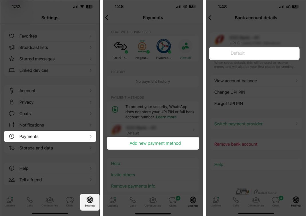 How to Set-up and Use WhatsApp Payments on iPhone – iGeeksBlog
