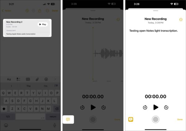 Type Phone Transcript How to Use Live Transcriptions on iPhone Notes – iGeeksBlog