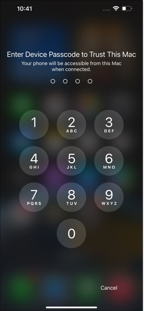 Unlocking iPhone to continue using the iPhone Mirroring app on a Mac