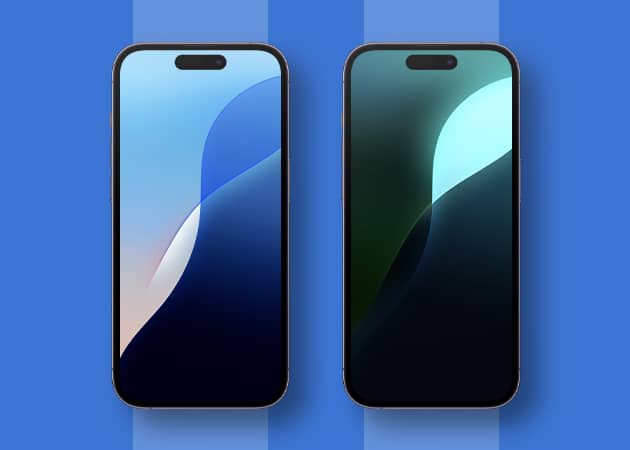 Download the official iOS 18 wallpapers for iPhone in 4K iOS 18 Azure Wallpapers