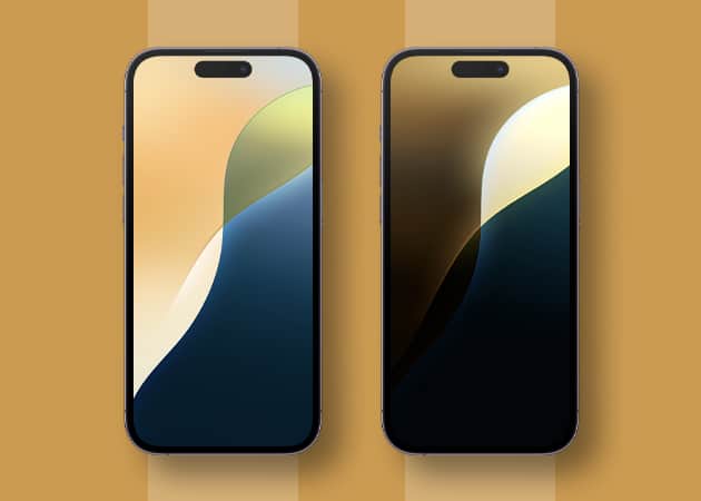 Download the official iOS 18 wallpapers for iPhone in 4K iOS 18 Yellow Wallpapers