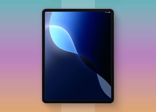 Download the official iOS 18 wallpapers for iPhone in 4K iPadOS 18 Blue Dark wallpaper