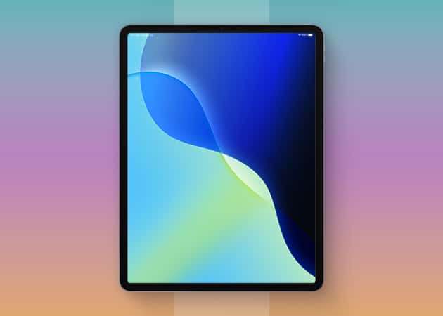 Download the official iOS 18 wallpapers for iPhone in 4K iPadOS 18 Blue light wallpaper