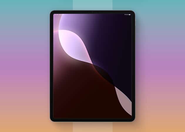 Download the official iOS 18 wallpapers for iPhone in 4K iPadOS 18 Purple Dark wallpaper