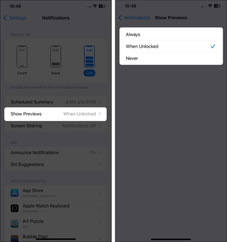 Ios Notification Preview How to Manage Notifications on iPhone or iPad – iGeeksBlog