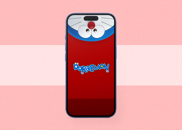 Doraemon dynamic island wallpaper