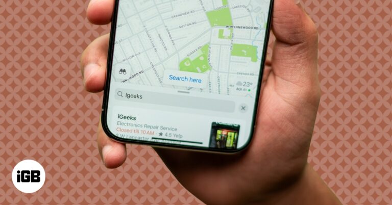 How to use the search here feature in apple maps
