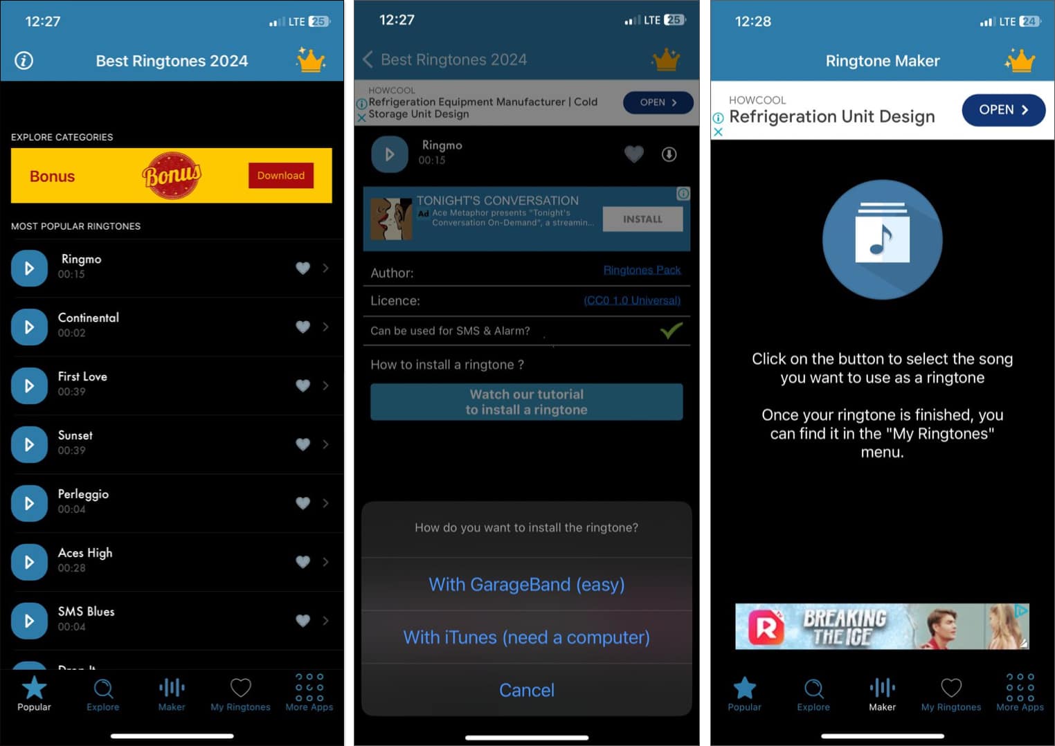 Ringtone Music Explore  Make app