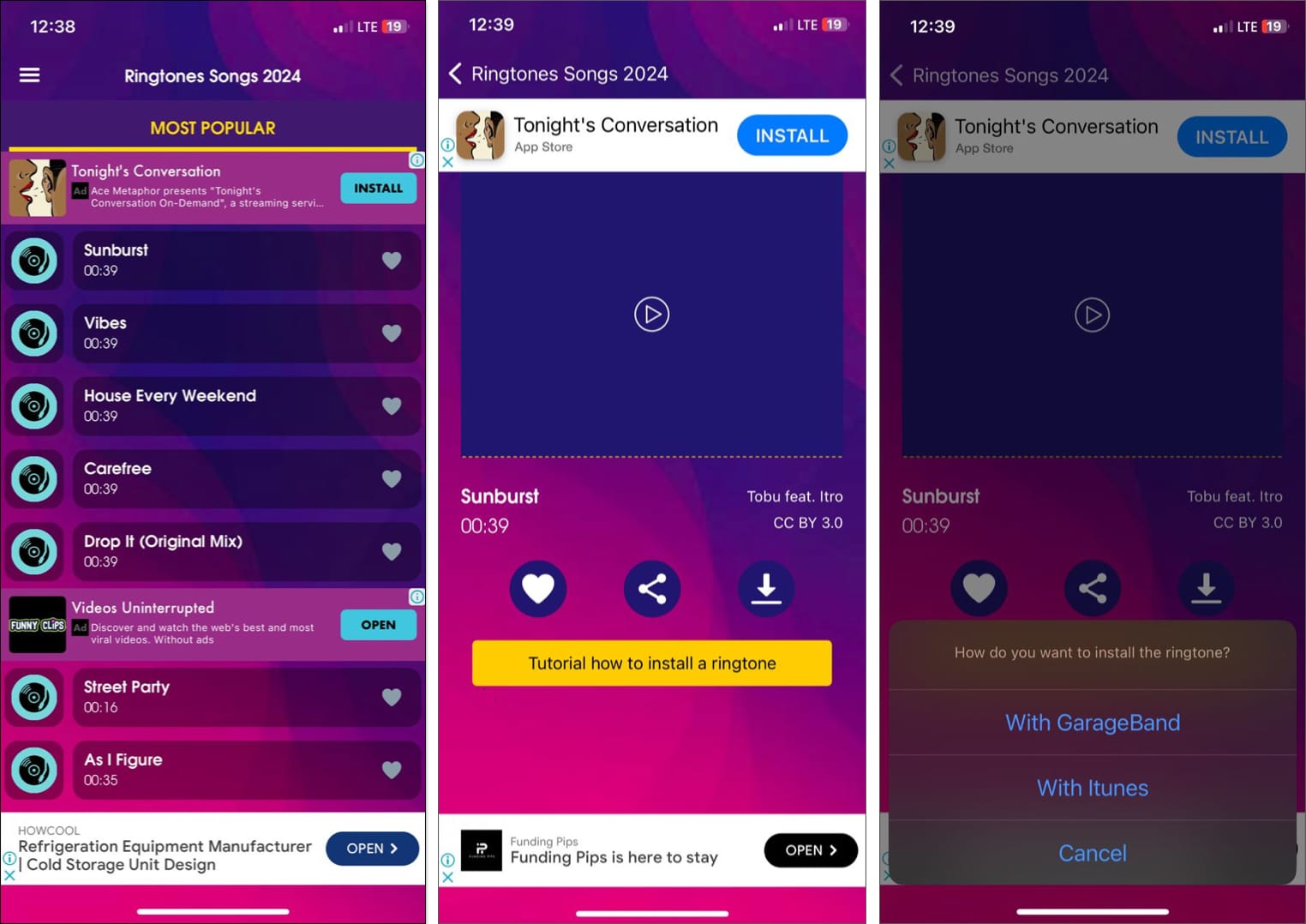 Ringtones for iPhone Music iPhone ringtone app