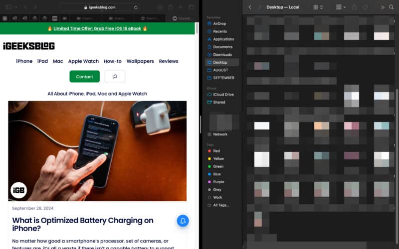 Så här delar du skärm på Mac: Använd Split View för multitasking ...