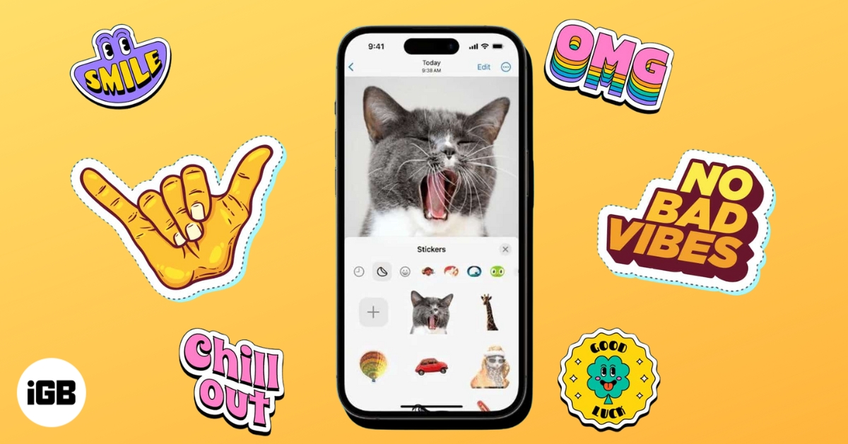 How to create live stickers on iphone