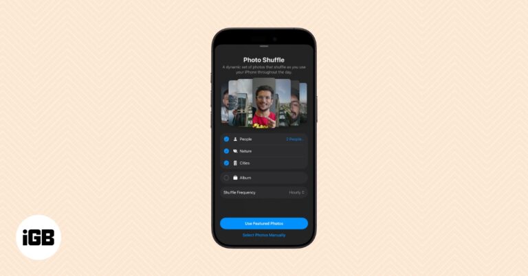 How to create photo shuffle lock screen on iphone