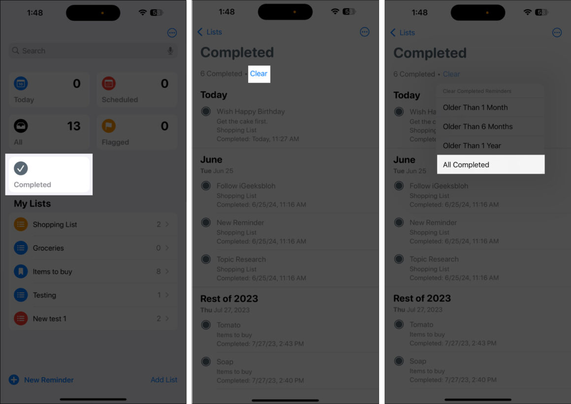 How to Use the Reminders App on iPhone and iPad – iGeeksBlog