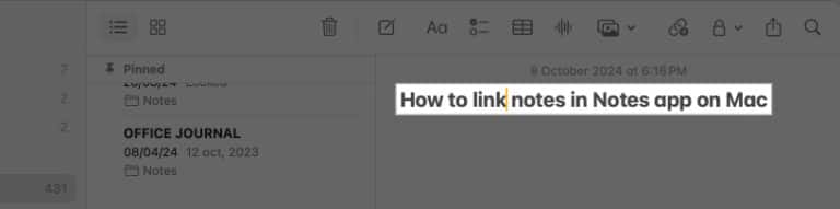 How to Link Notes in Apple Notes on iPhone, iPad, and Mac - iGeeksBlog