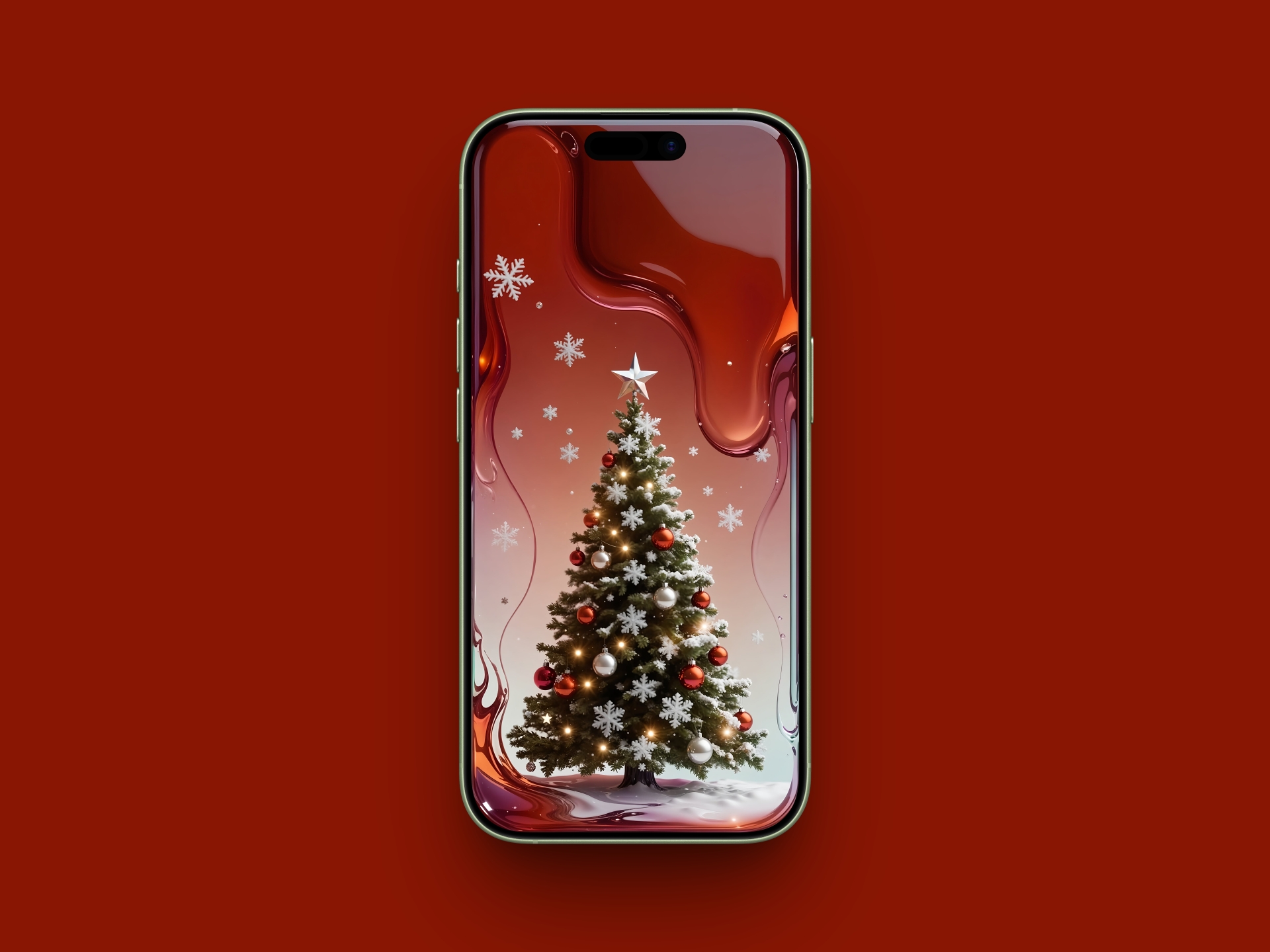 20 Christmas Wallpapers for iPhone (Free HD Downloads) – iGeeksBlog Christmas Liquid Glass Wallpaper