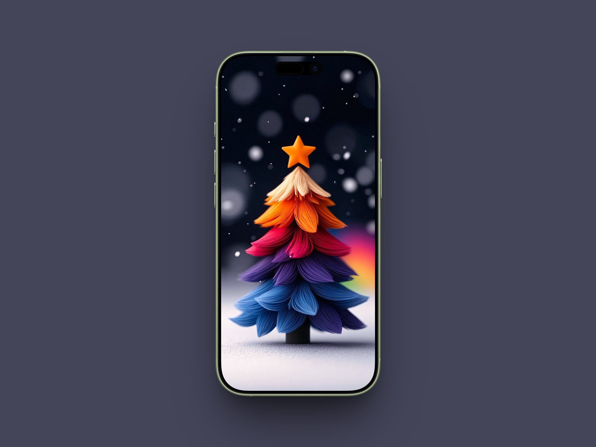 20 Christmas Wallpapers for iPhone (Free HD Downloads) – iGeeksBlog Colorful Christmas Tree