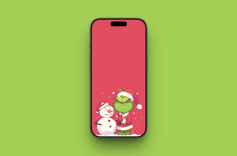 15 Cute and Funny Grinch iPhone Wallpapers in 4K: Free Download – iGeeksBlog Grinch Building a Snowman