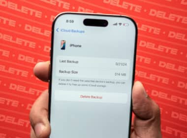 How to delete backup from iCloud