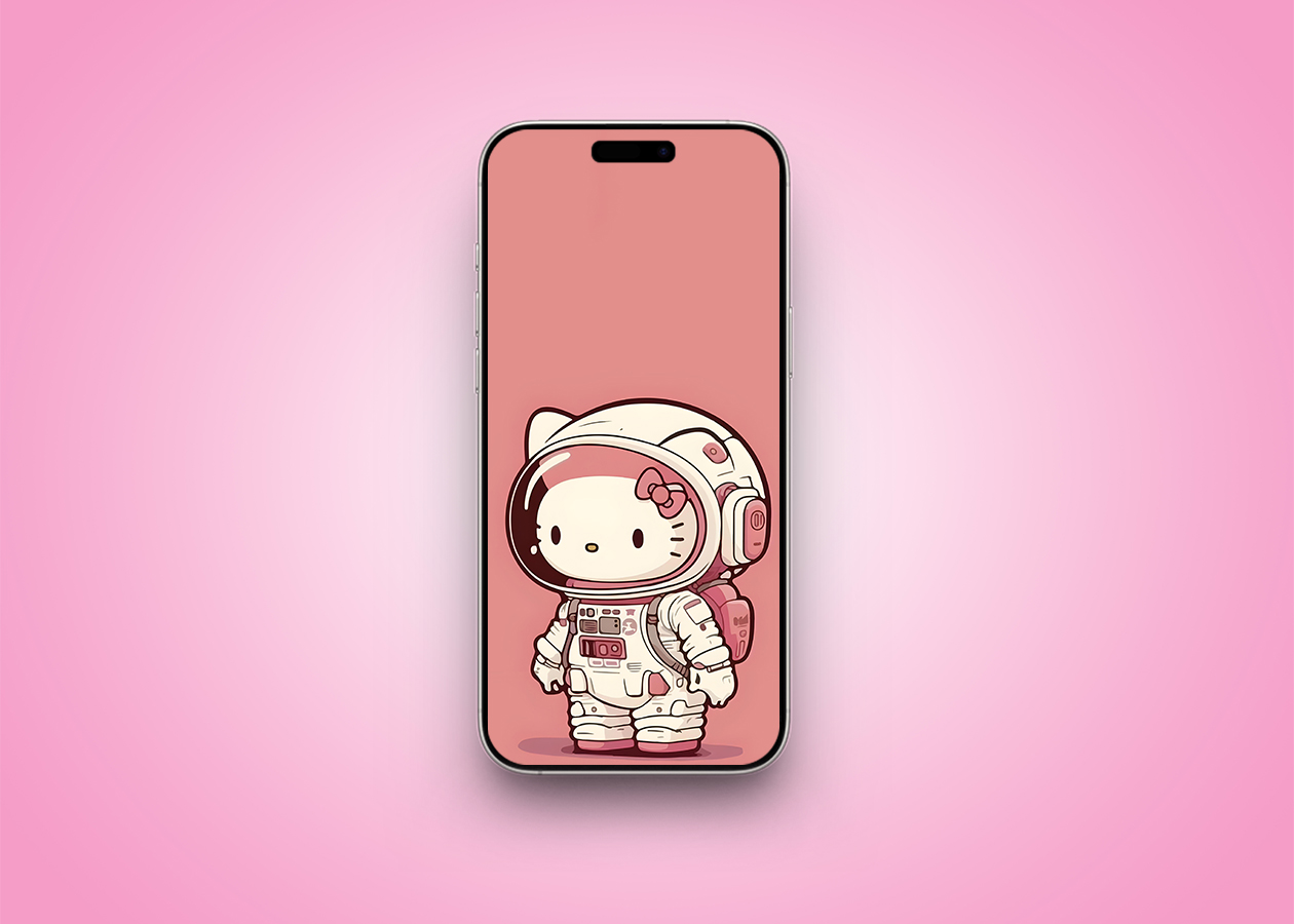 Hello kitty in cute space suit