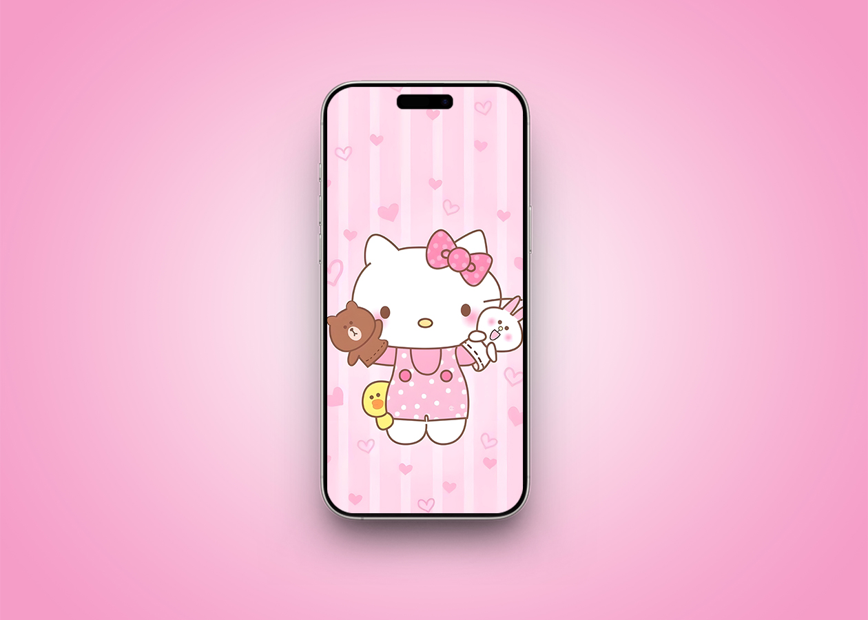 Puppet playtime with hello kitty