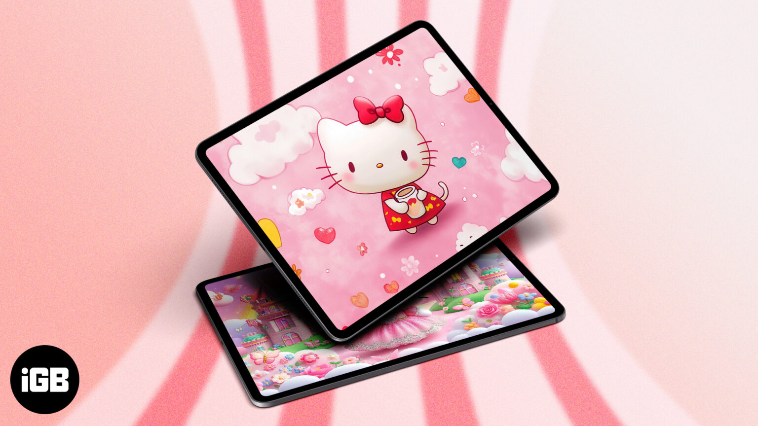 Ipad Abstract Hello 10 Cute Hello Kitty iPad wallpapers (Free download) - iGeeksBlog