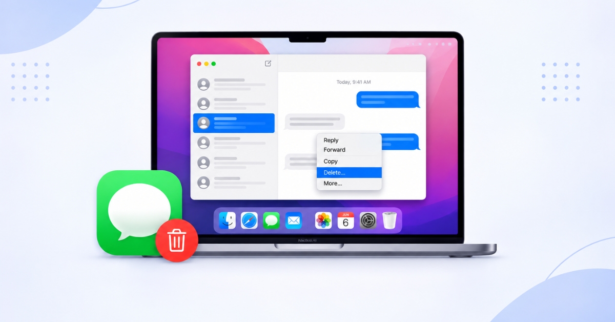 How to delete messages on a MacBook quickly