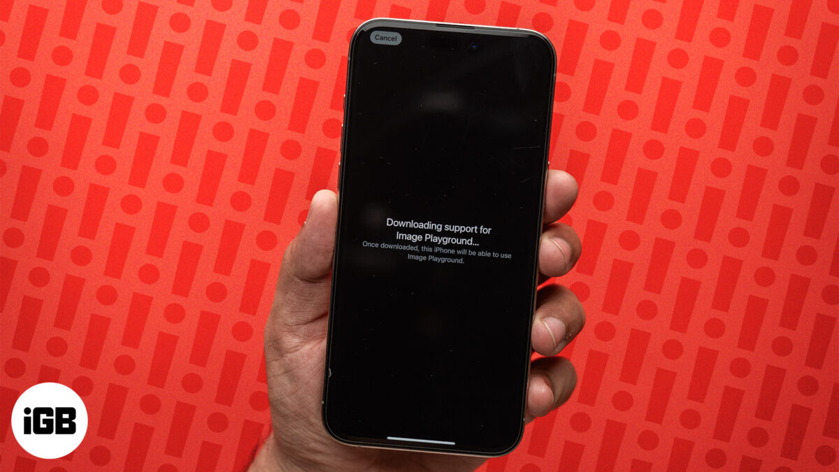How to fix image playground not working on iphone