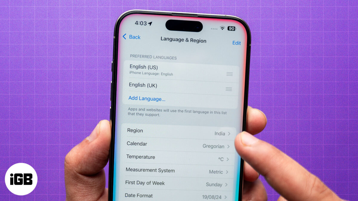 Changing region to get apple intelligence on an iphone outside the supported regions